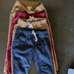 Cat & Jack Kids Joggers - Navy, Burgundy, Tan